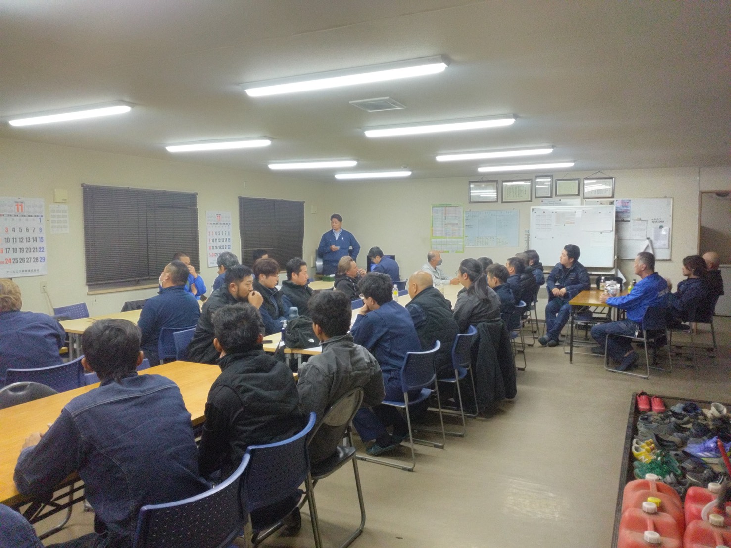 安全大会の様子